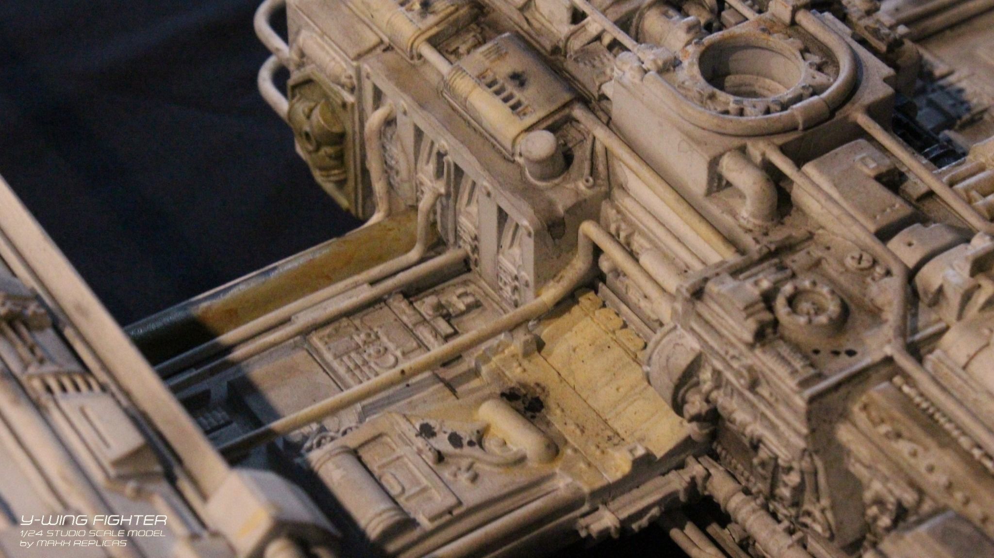 Y-WING GOLD LEADER STUDIO SCALE REPLICA 3D print model_10