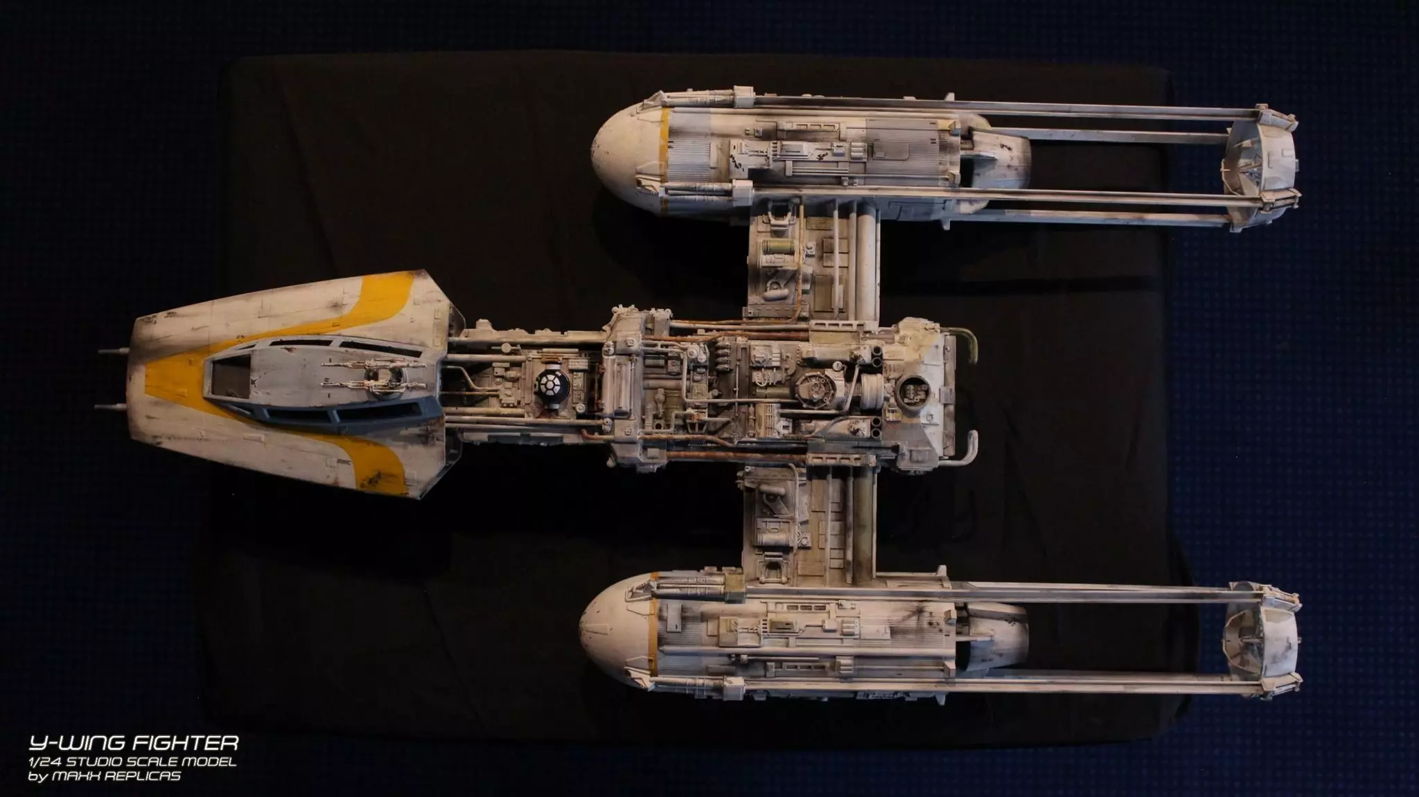 Y-WING GOLD LEADER STUDIO SCALE REPLICA 3D print model_0