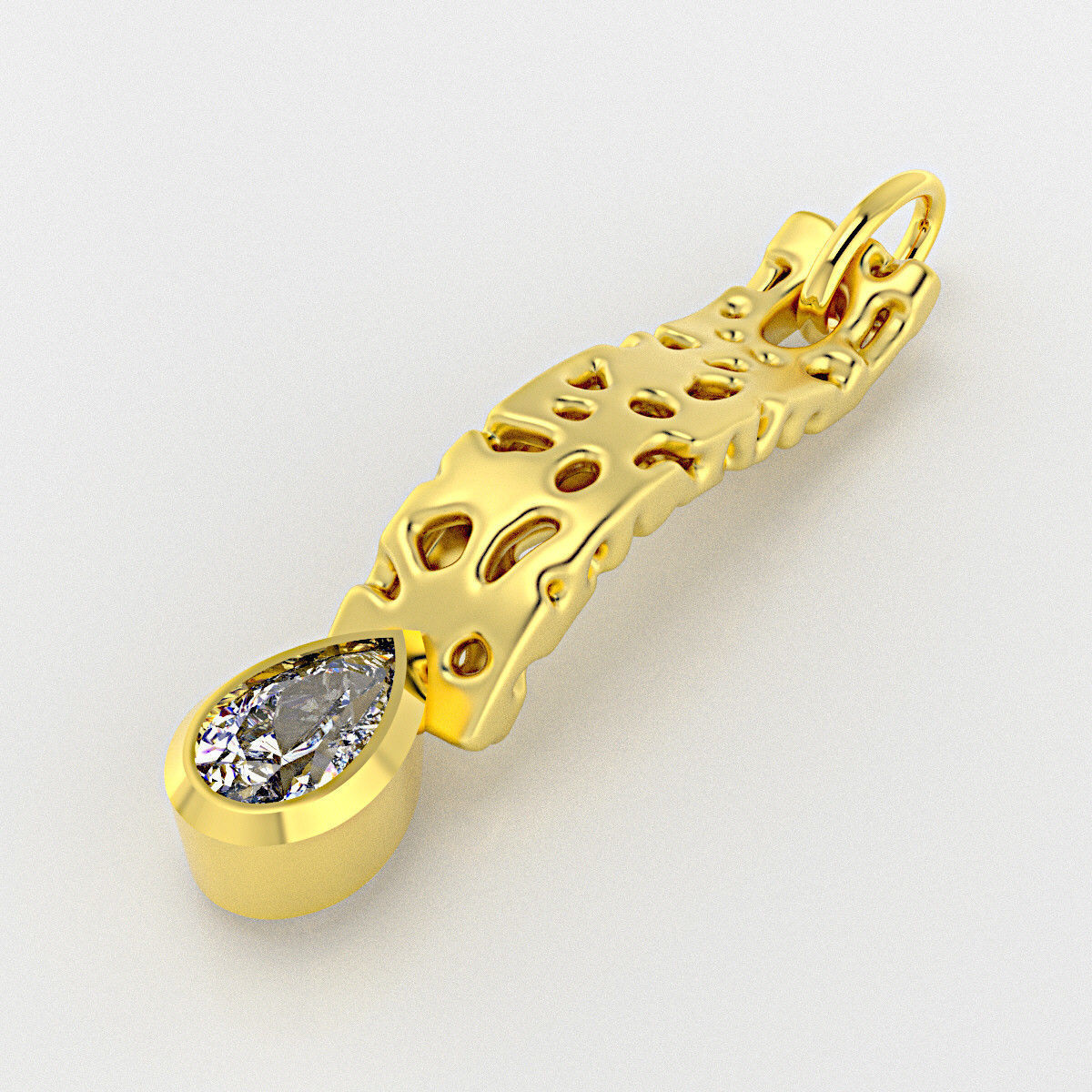 Chia pendant  3D model_2