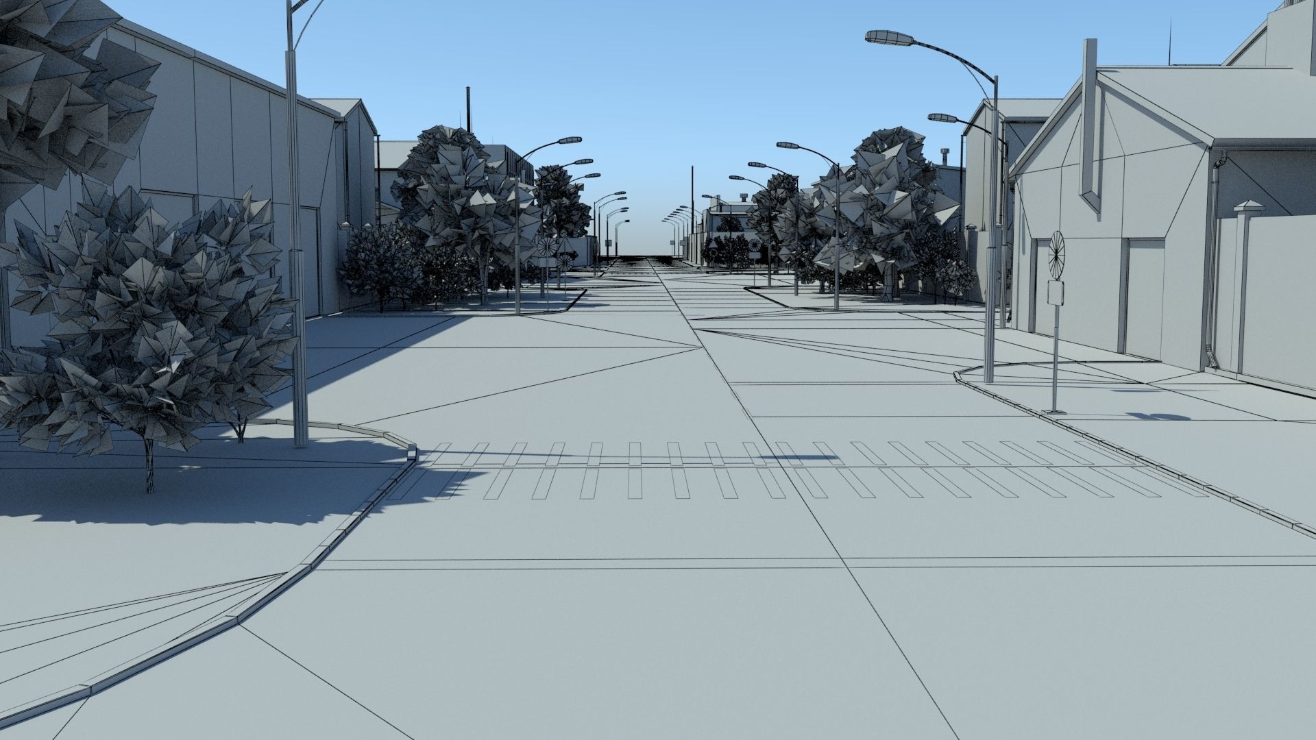 Industrial Zone Low-poly 3D model_23