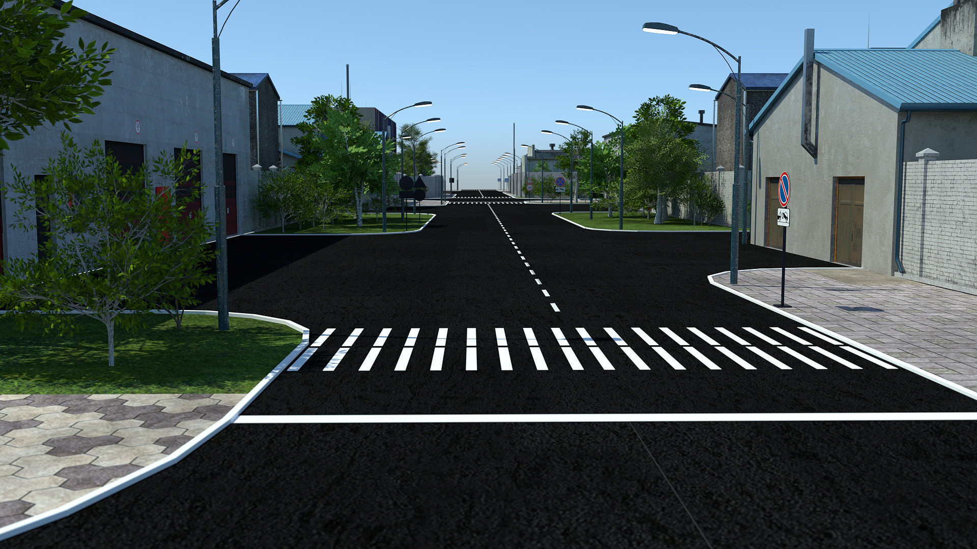 Industrial Zone Low-poly 3D model_8