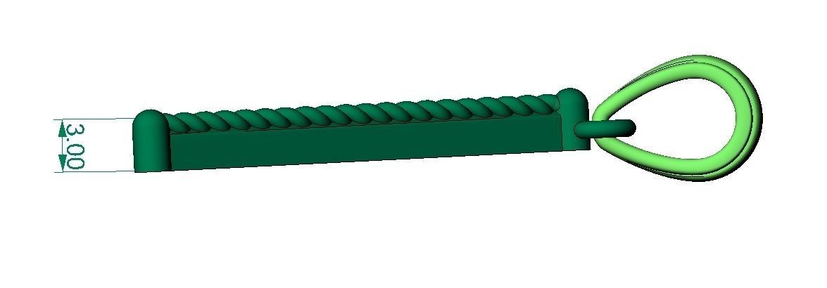 Pyramid Pendant with Eyes pendant 3D print model_4