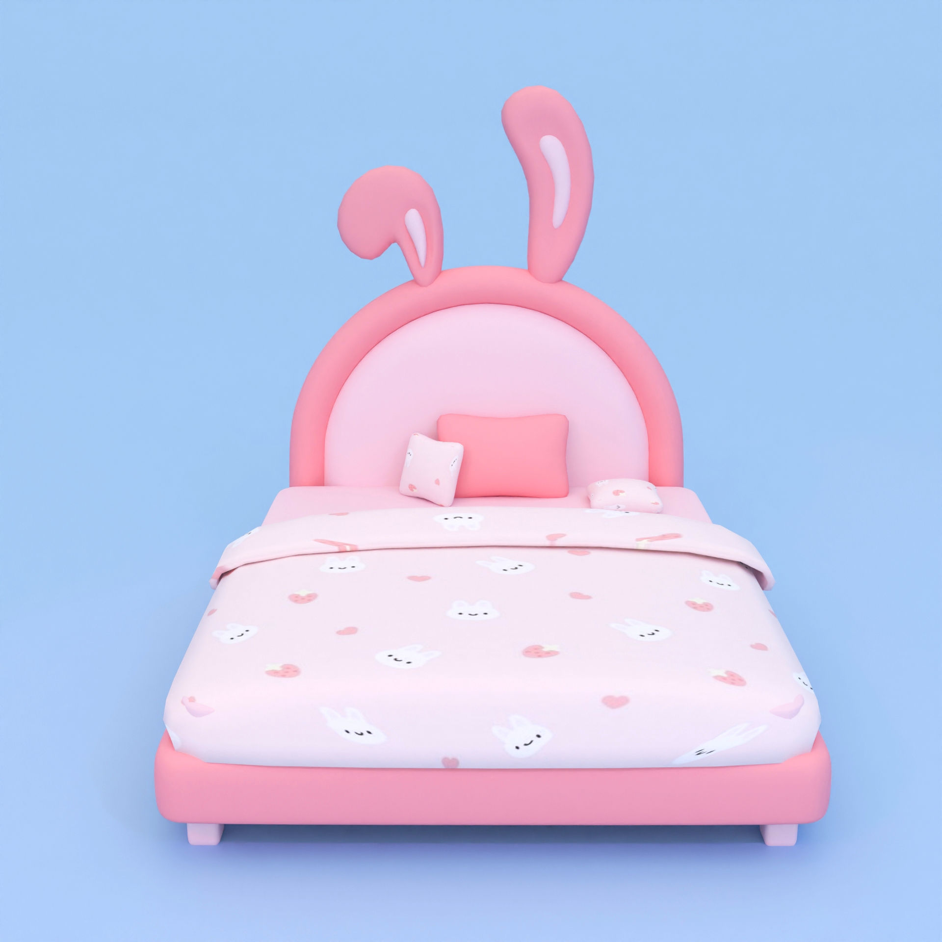 Bunny Bed 3D model_5