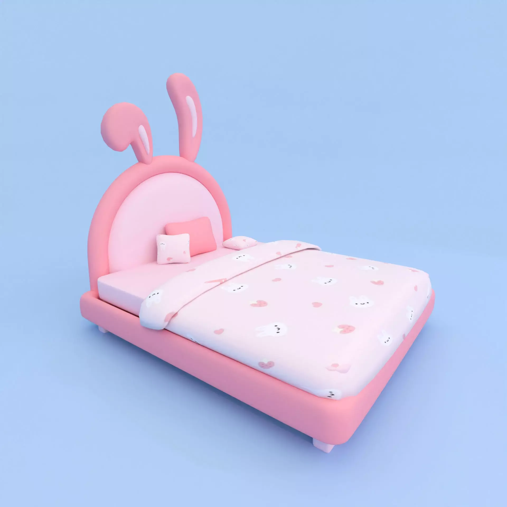 Bunny Bed 3D model_0