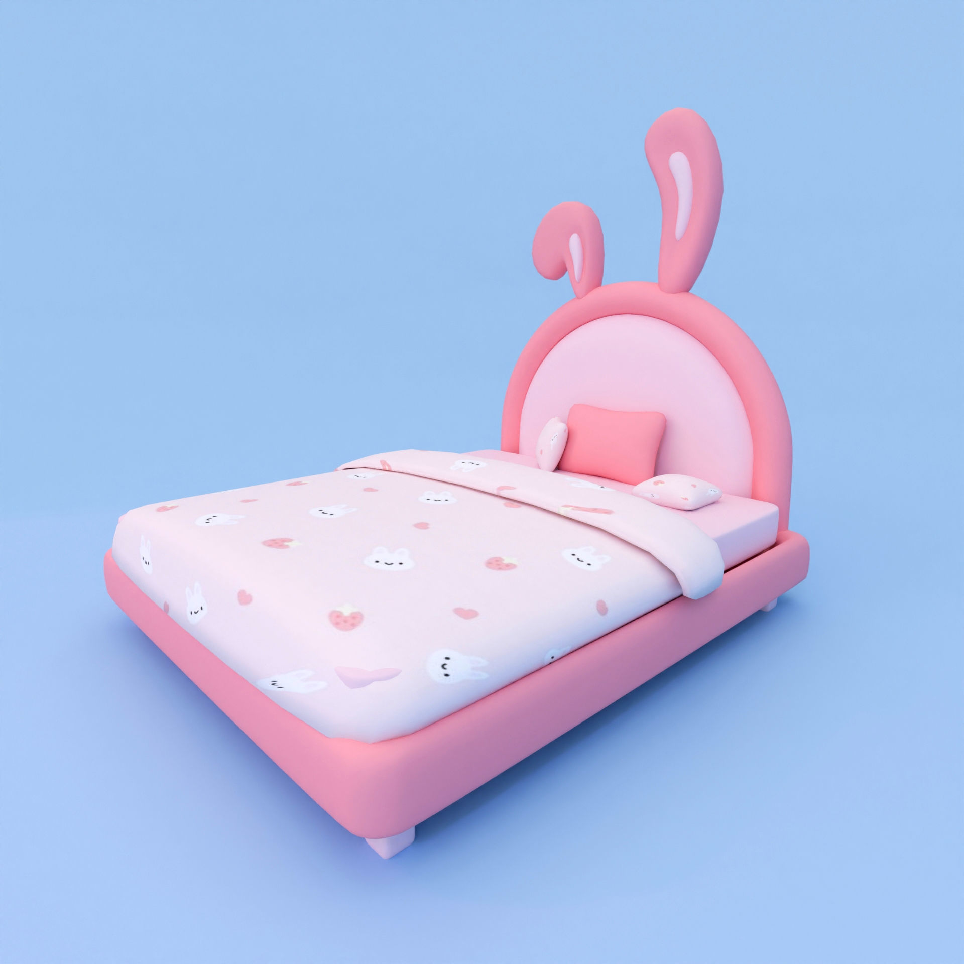 Bunny Bed 3D model_1