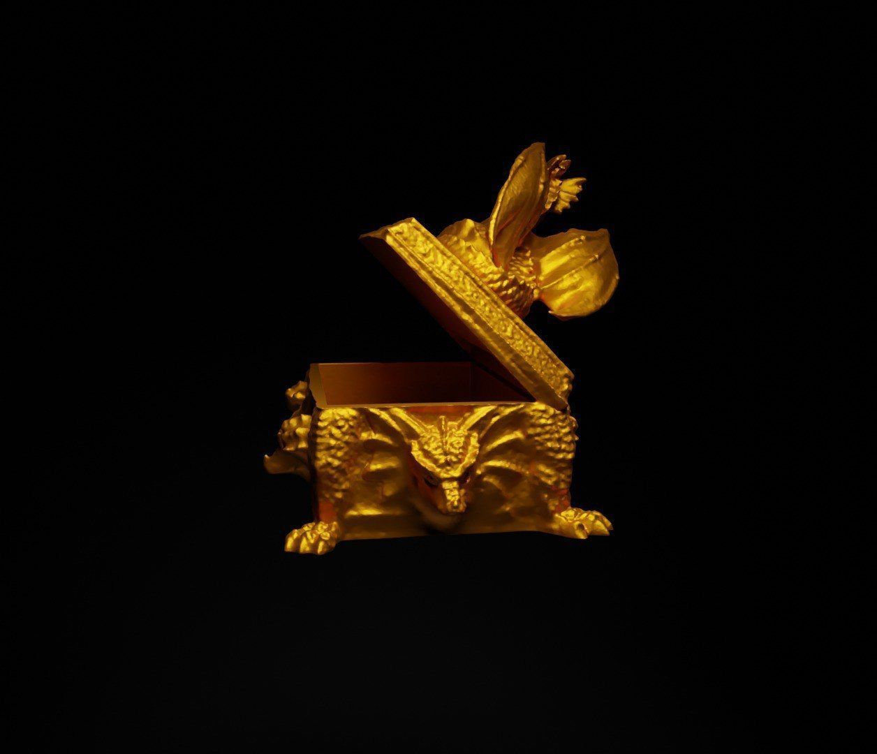 Dragon Dice Box - Dungeons And Dragons Dice Box  3D print model_9