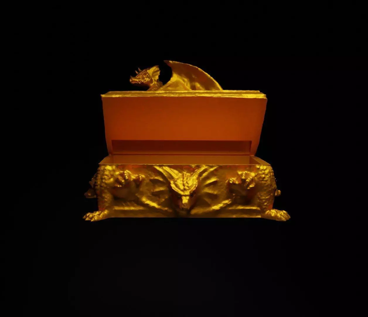 Dragon Dice Box - Dungeons And Dragons Dice Box  3D print model_0