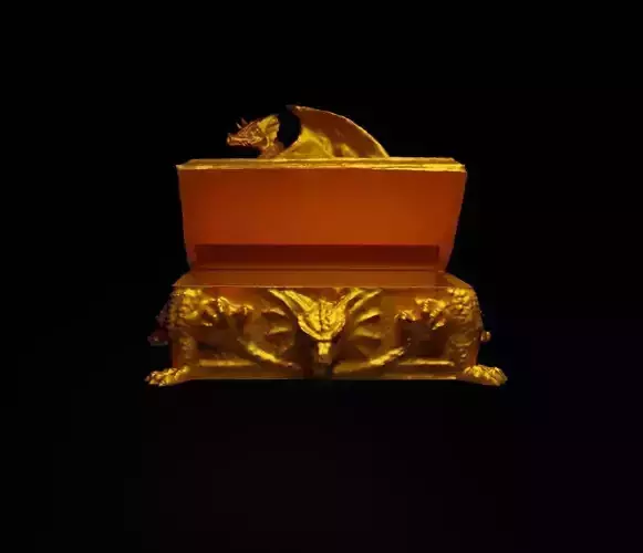 Dragon Dice Box - Dungeons And Dragons Dice Box  3D print model Dragon Dice Box - Dungeons And Dragons Dice Box  3D print model