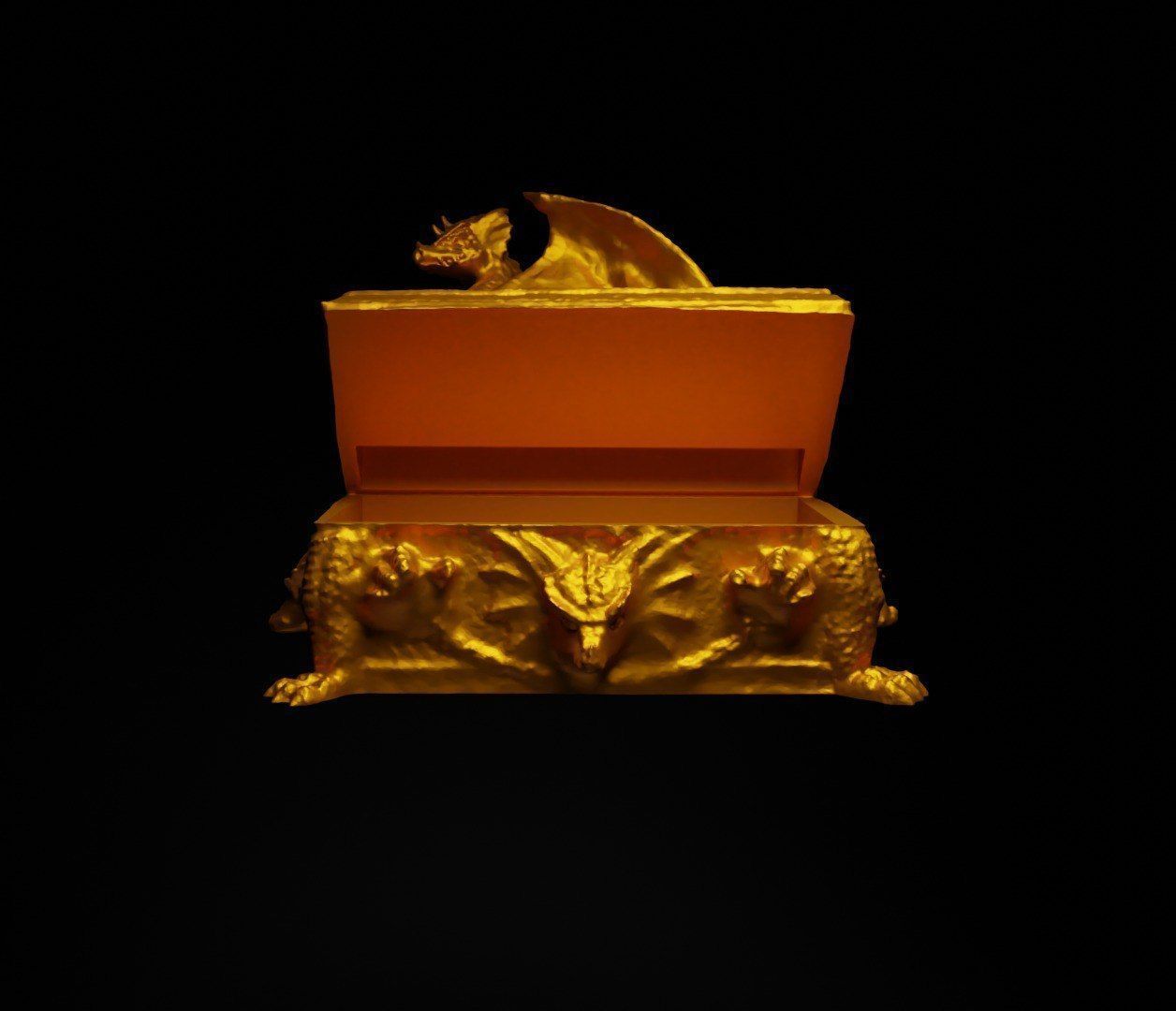 Dragon Dice Box - Dungeons And Dragons Dice Box  3D print model_30