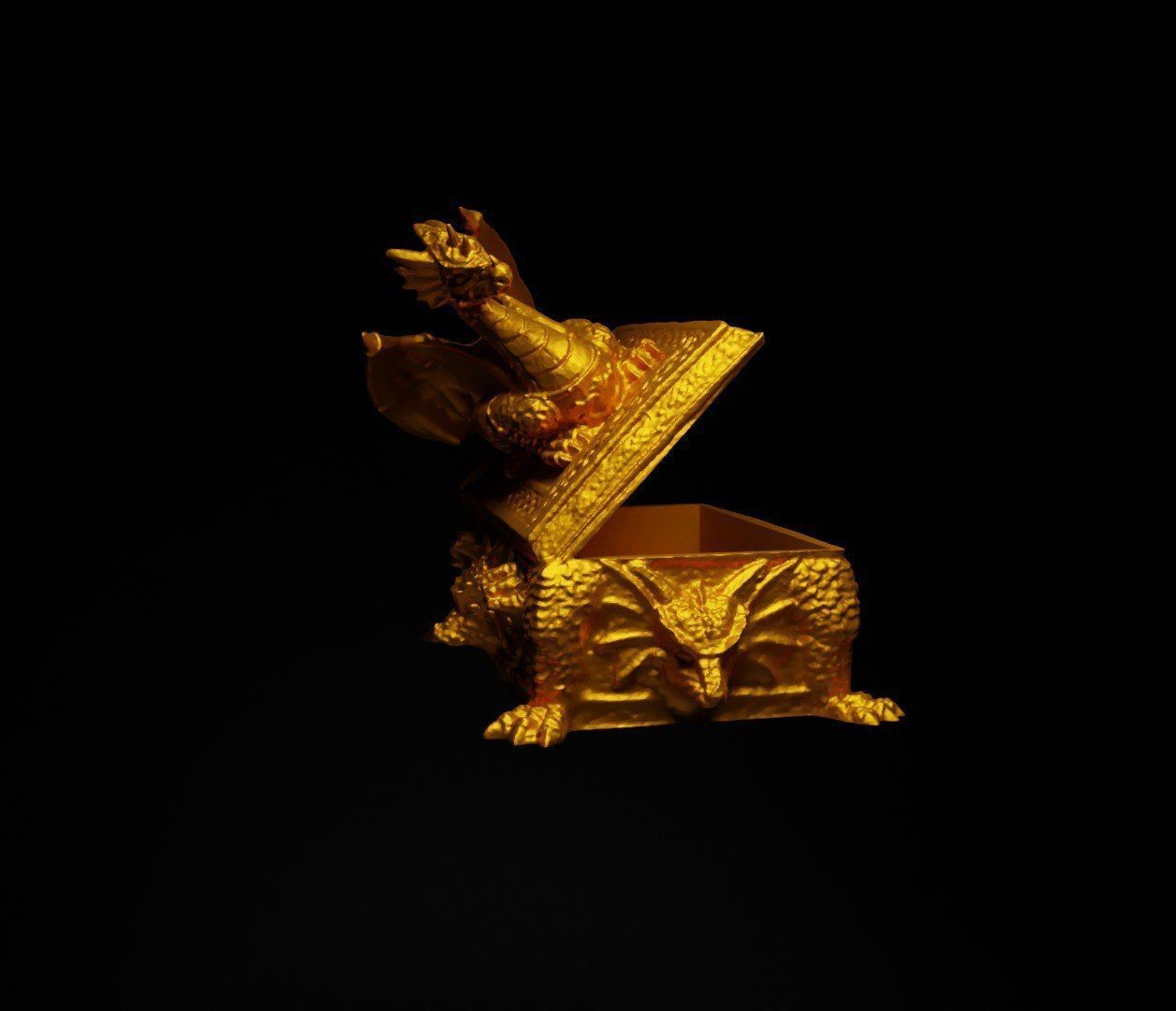Dragon Dice Box - Dungeons And Dragons Dice Box  3D print model_18