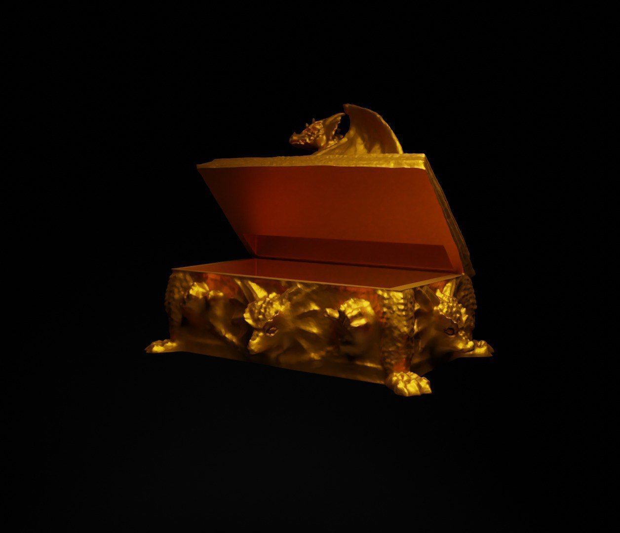 Dragon Dice Box - Dungeons And Dragons Dice Box  3D print model_13