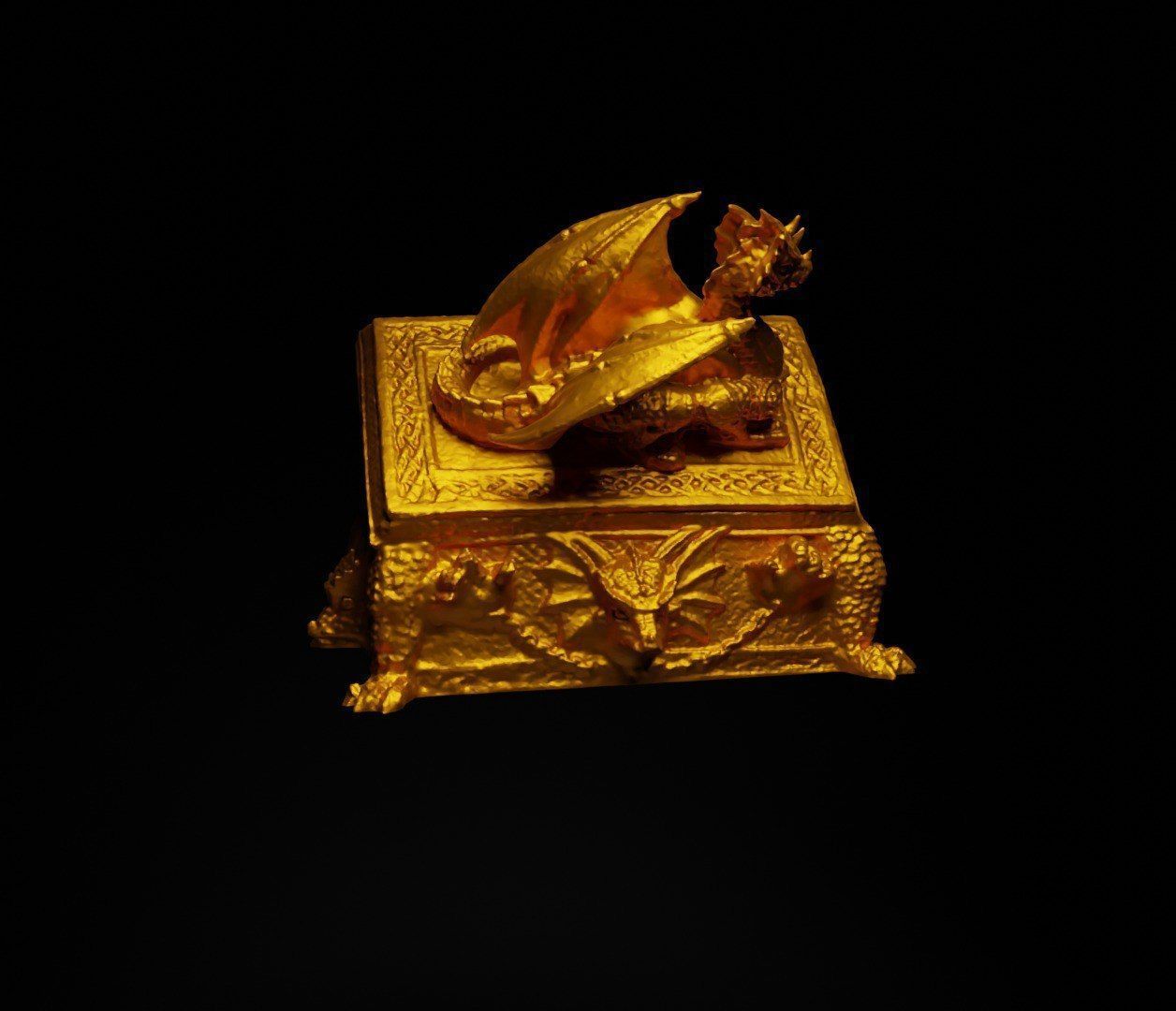 Dragon Dice Box - Dungeons And Dragons Dice Box  3D print model_16