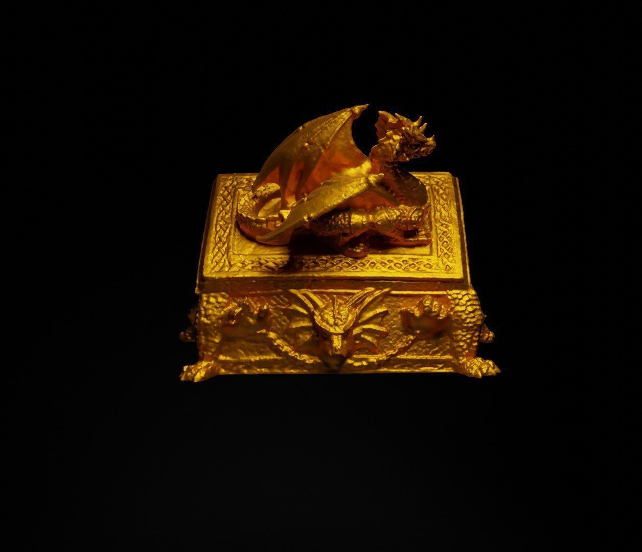 Dragon Dice Box - Dungeons And Dragons Dice Box  3D print model_5