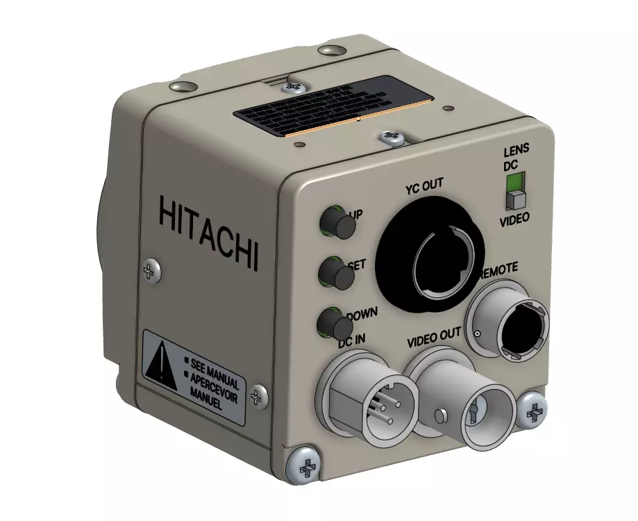 HITACHI KP-D20 3D model_0