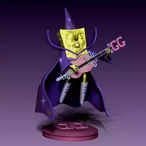SpongeBob SquarePants for 3D printing  3D print model
