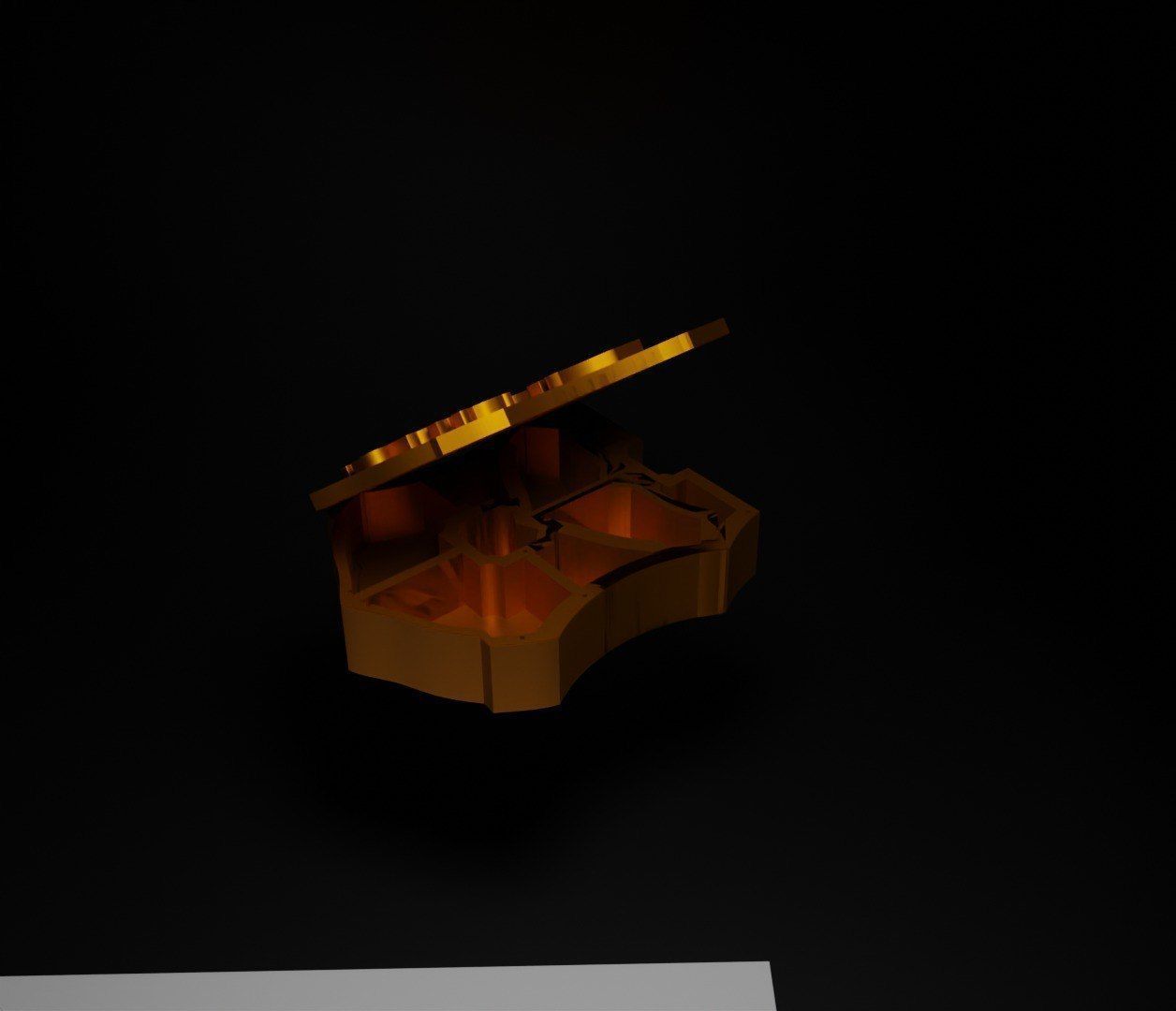 Harry Potter Treasure Jewelry Box 3D print model_22