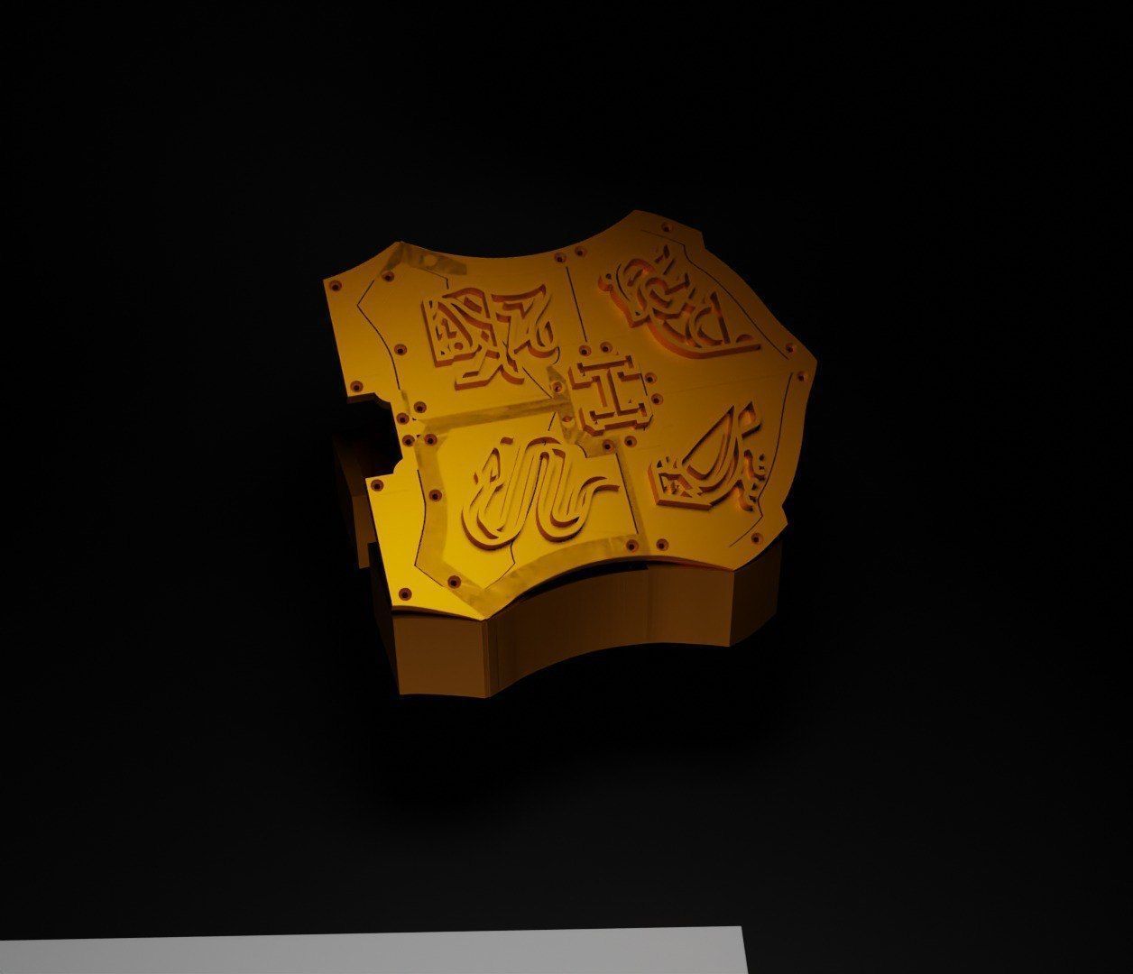 Harry Potter Treasure Jewelry Box 3D print model_5