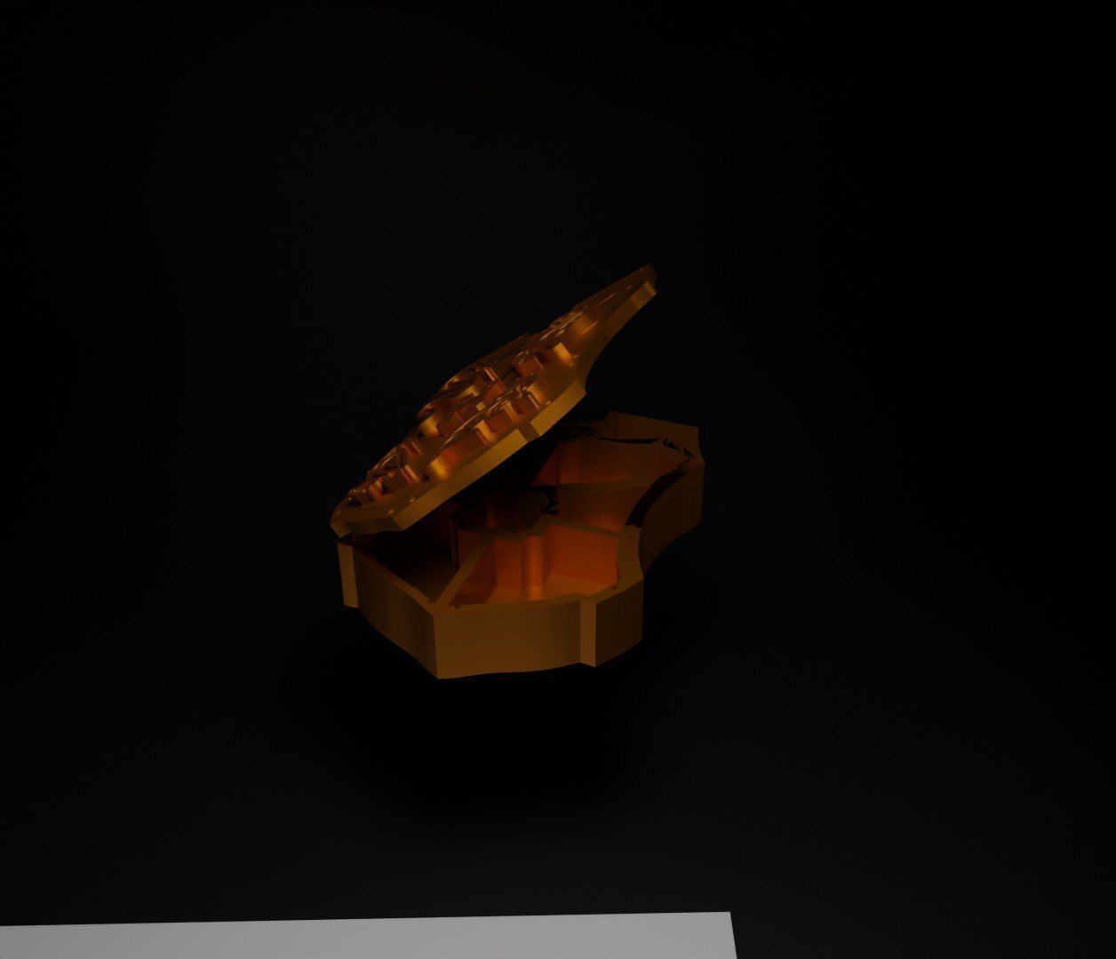 Harry Potter Treasure Jewelry Box 3D print model_4