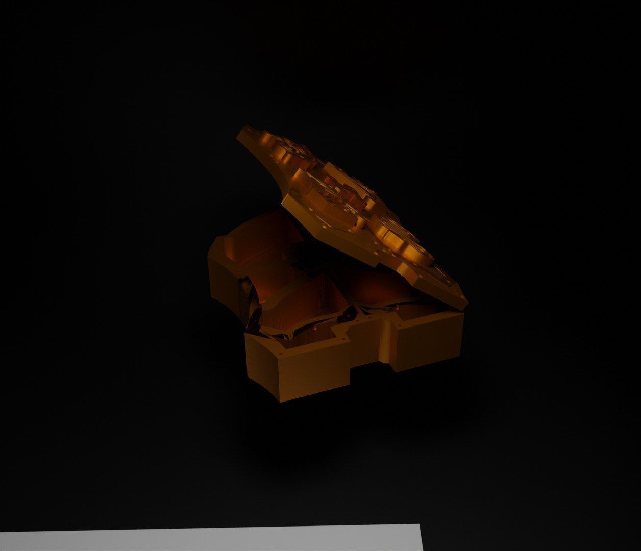 Harry Potter Treasure Jewelry Box 3D print model_28