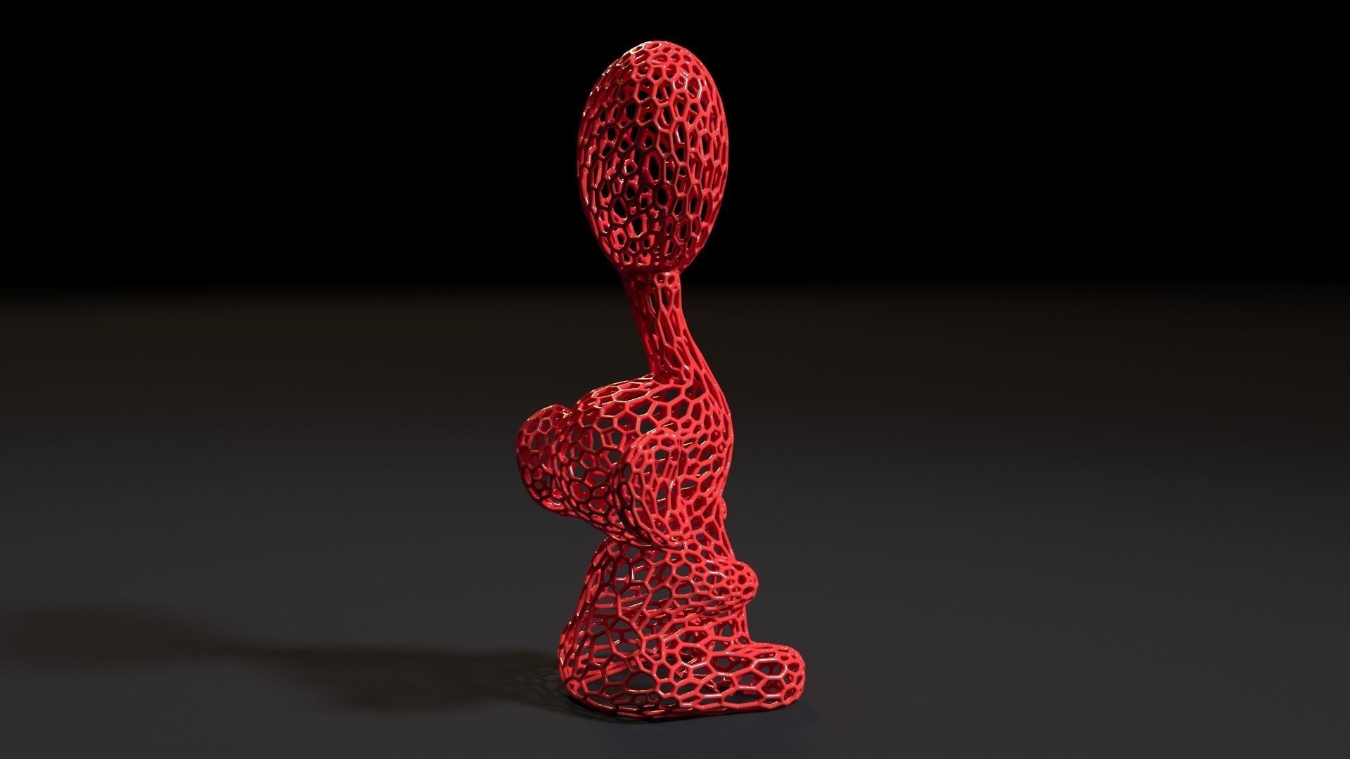 Elephant with a heart 3D print model_5