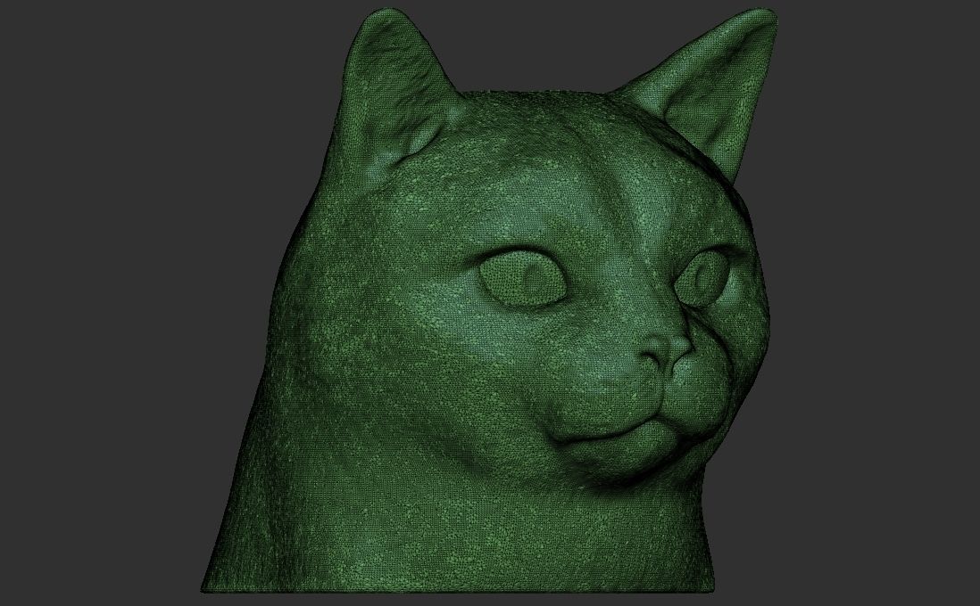 Domestic shorthair cat for 3D printing 3D print model_27