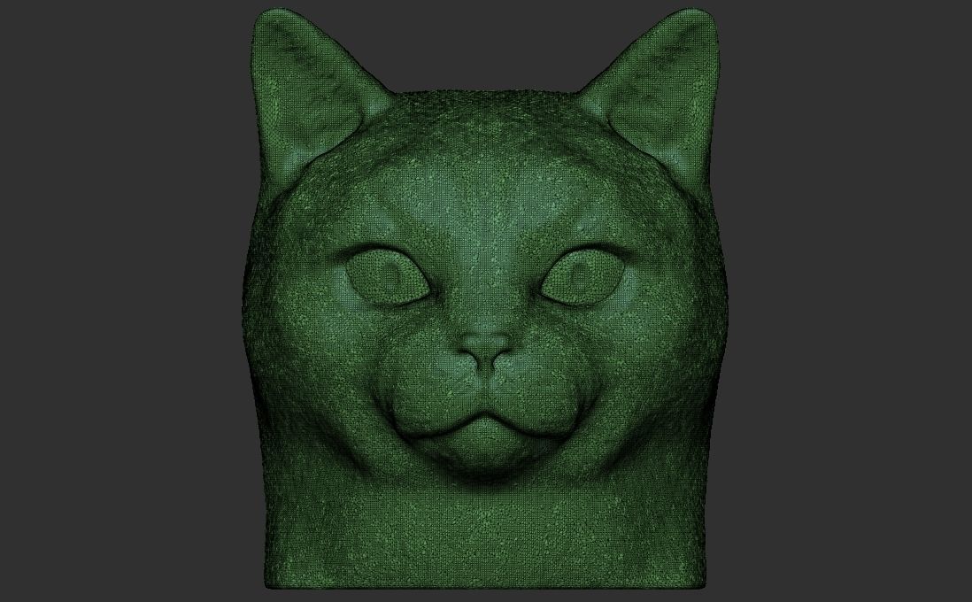 Domestic shorthair cat for 3D printing 3D print model_26