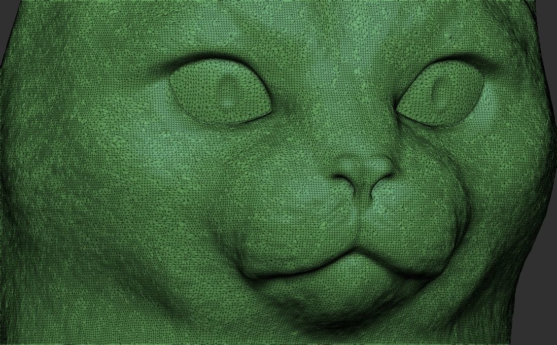 Domestic shorthair cat for 3D printing 3D print model_28