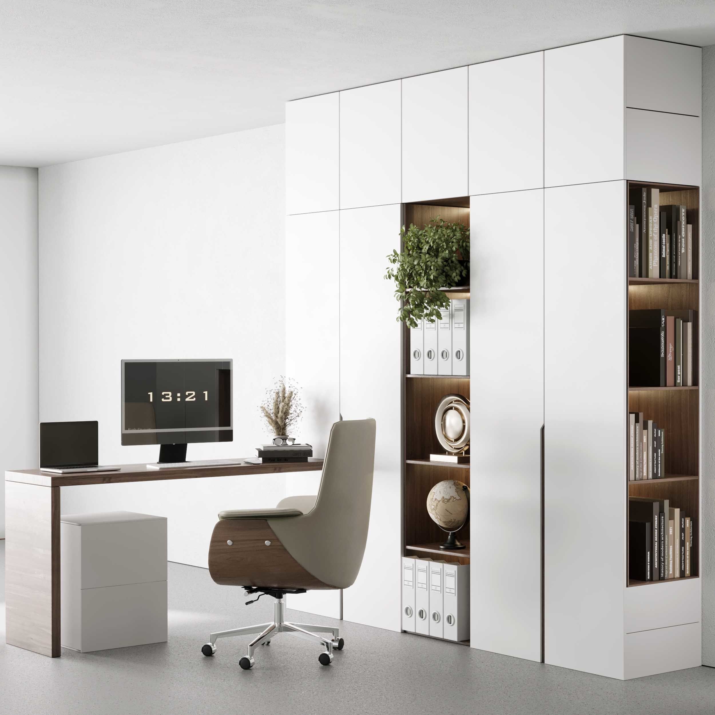 Home Office and Cabinet Furniture - office furniture 31 3D model_1