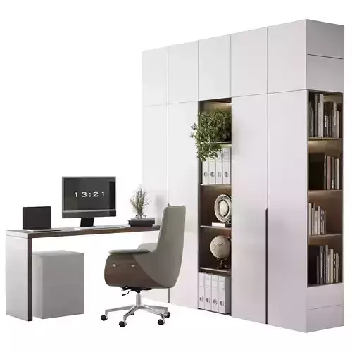 Home Office and Cabinet Furniture - office furniture 31 3D model
