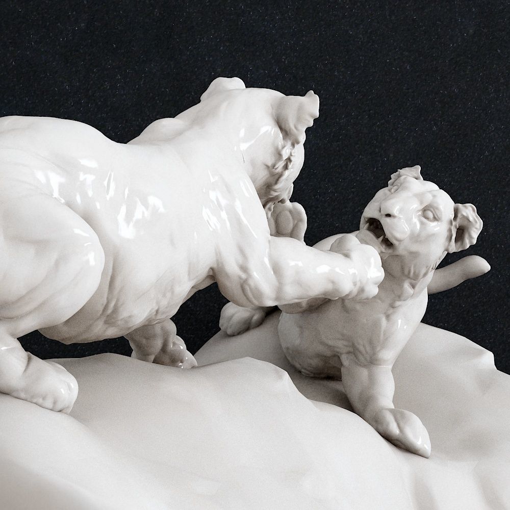 Lions Baby 3D print model_5