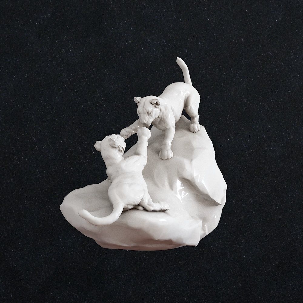 Lions Baby 3D print model_2