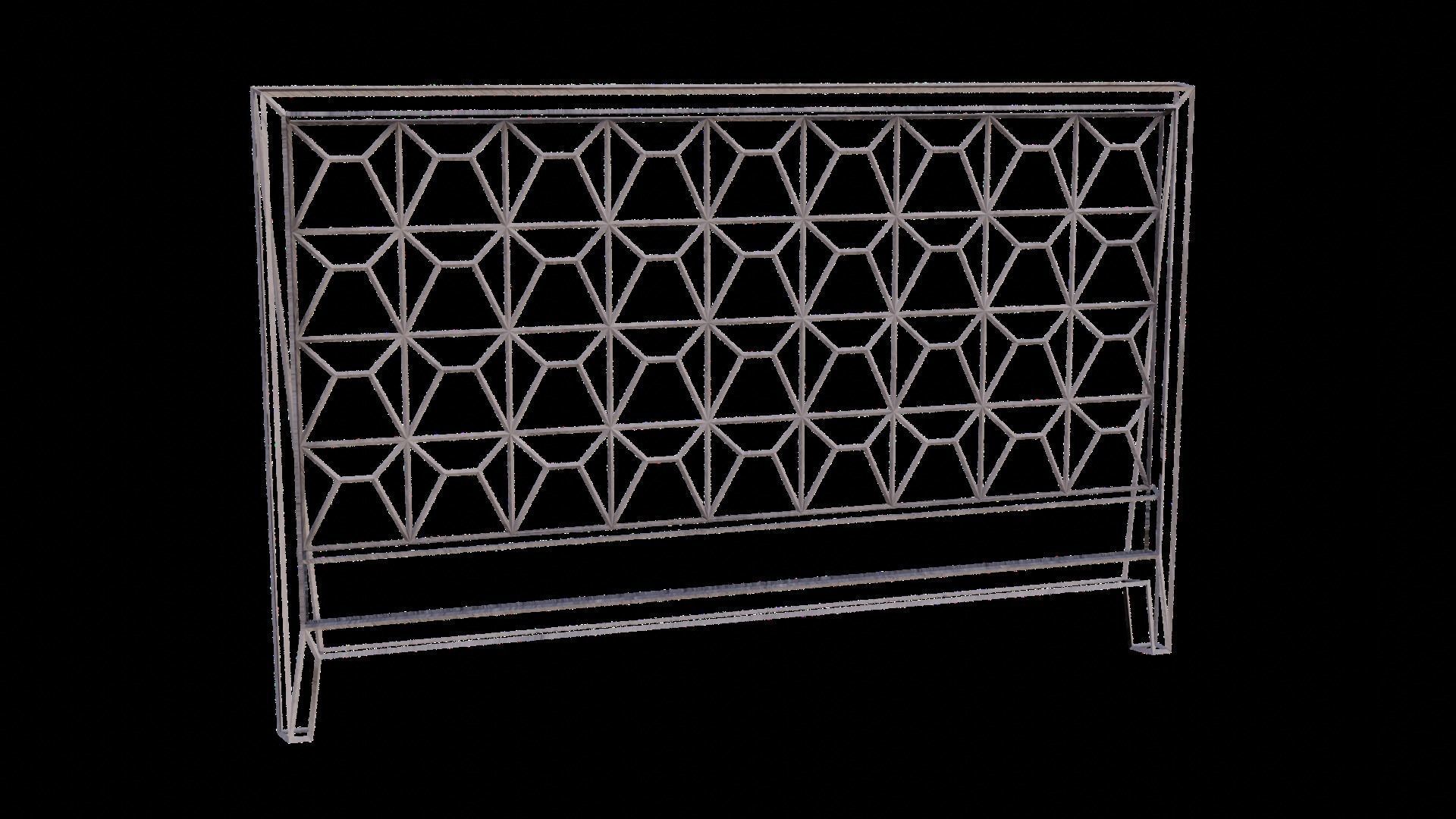 Modular soviet concrete fences Free low-poly 3D model_4