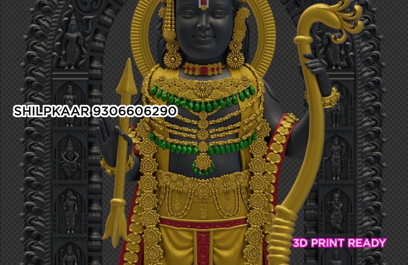 EXACT RAM LALLA MODEL WITH JEWELLERY 3D print model_11