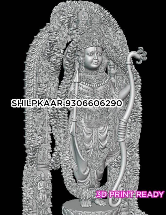 EXACT RAM LALLA MODEL WITH JEWELLERY 3D print model_16
