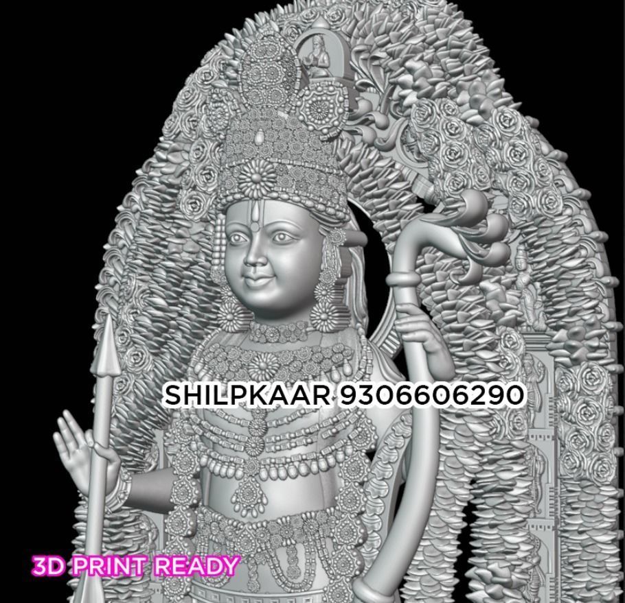 EXACT RAM LALLA MODEL WITH JEWELLERY 3D print model_4