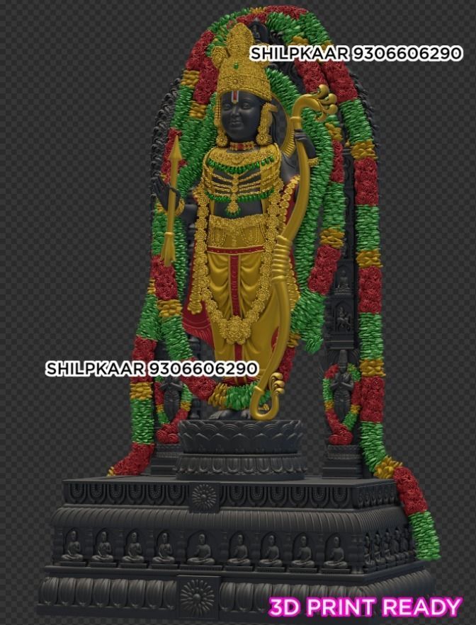 EXACT RAM LALLA MODEL WITH JEWELLERY 3D print model_10