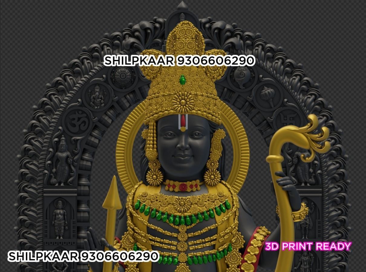 EXACT RAM LALLA MODEL WITH JEWELLERY 3D print model_1