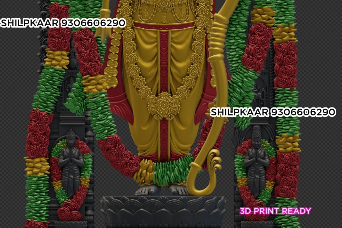 EXACT RAM LALLA MODEL WITH JEWELLERY 3D print model_6