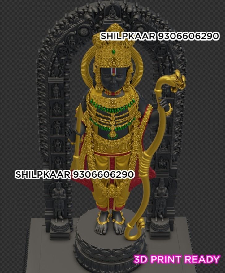 EXACT RAM LALLA MODEL WITH JEWELLERY 3D print model_14