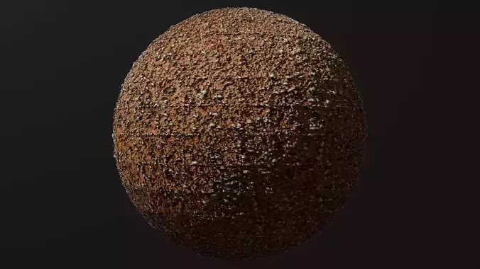 Sand with stone PBR material texture