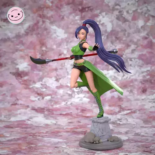 Jade Martina Dragon Quest XI 3D printable Sculpture 3D print model