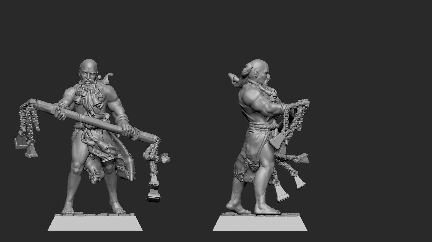 Flagelant 3D print model_1