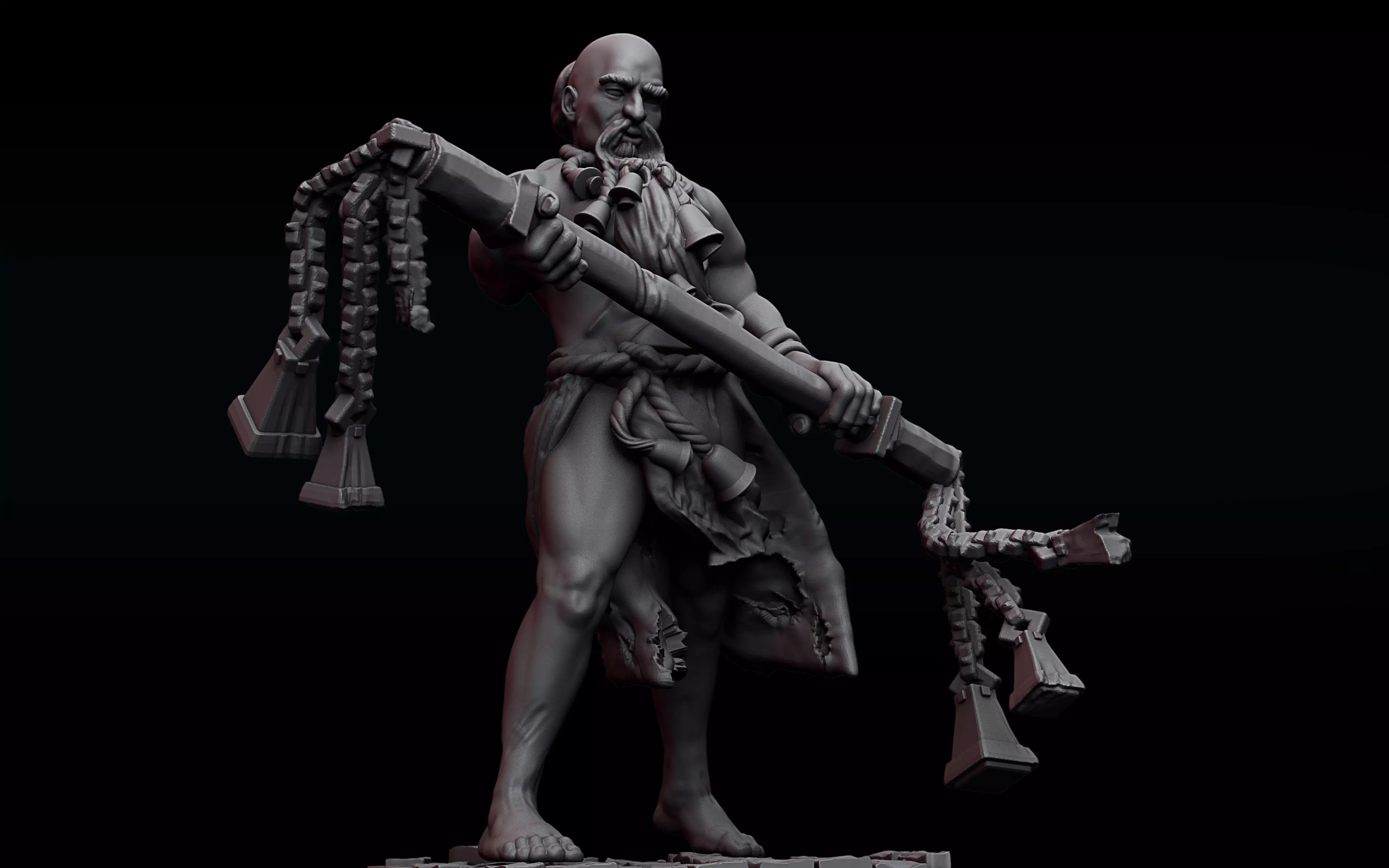 Flagelant 3D print model_0