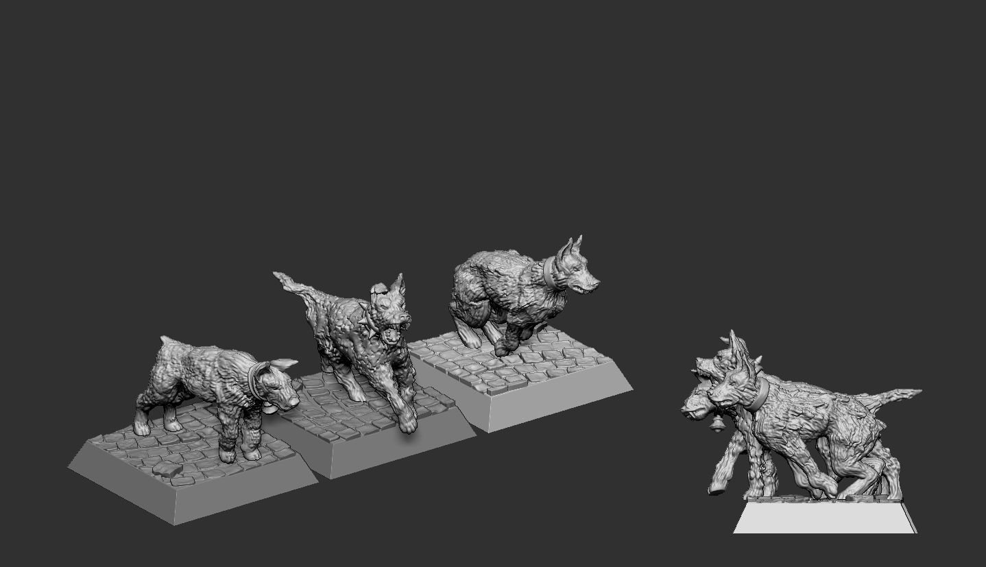 Witch Hunters Band 3D print model_4