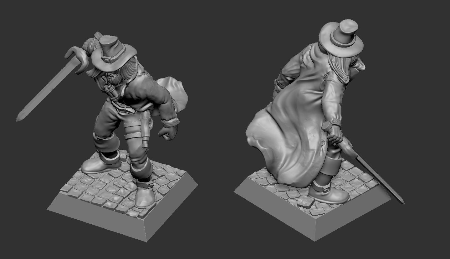 Witch Hunters Band 3D print model_8