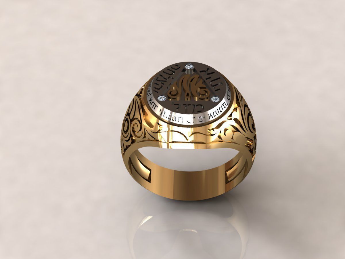 Ring men 16 3D print model_5