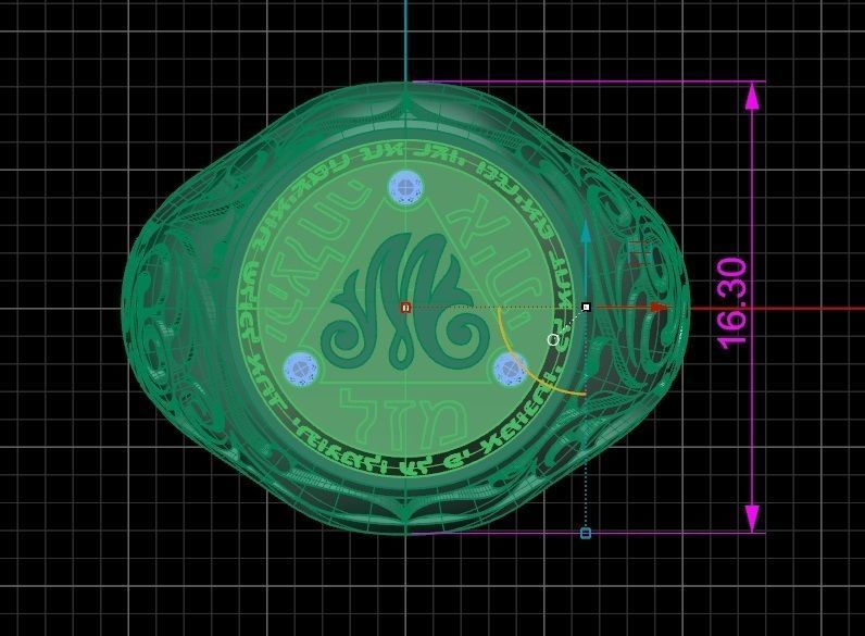 Ring men 16 3D print model_8