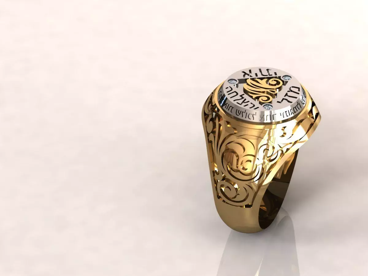 Ring men 16 3D print model_0