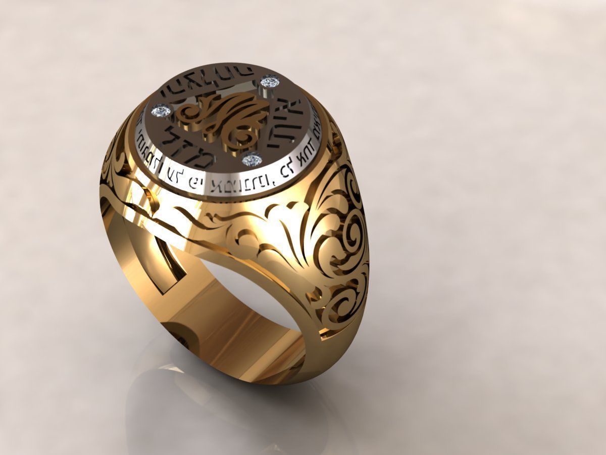 Ring men 16 3D print model_2