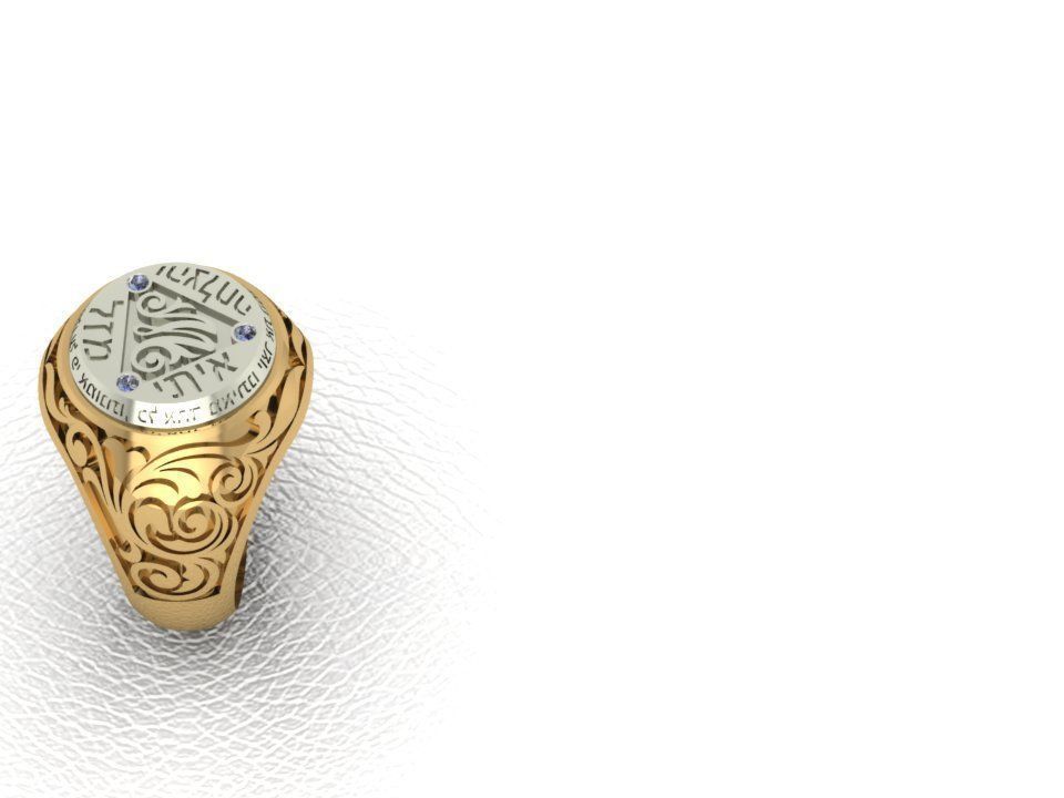Ring men 16 3D print model_12